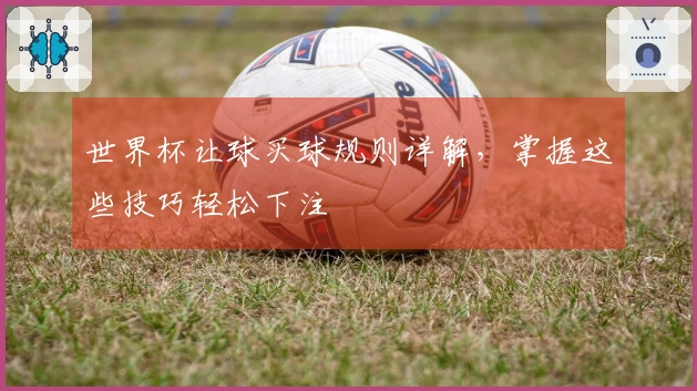 世界杯让球买球规则详解，掌握这些技巧轻松下注